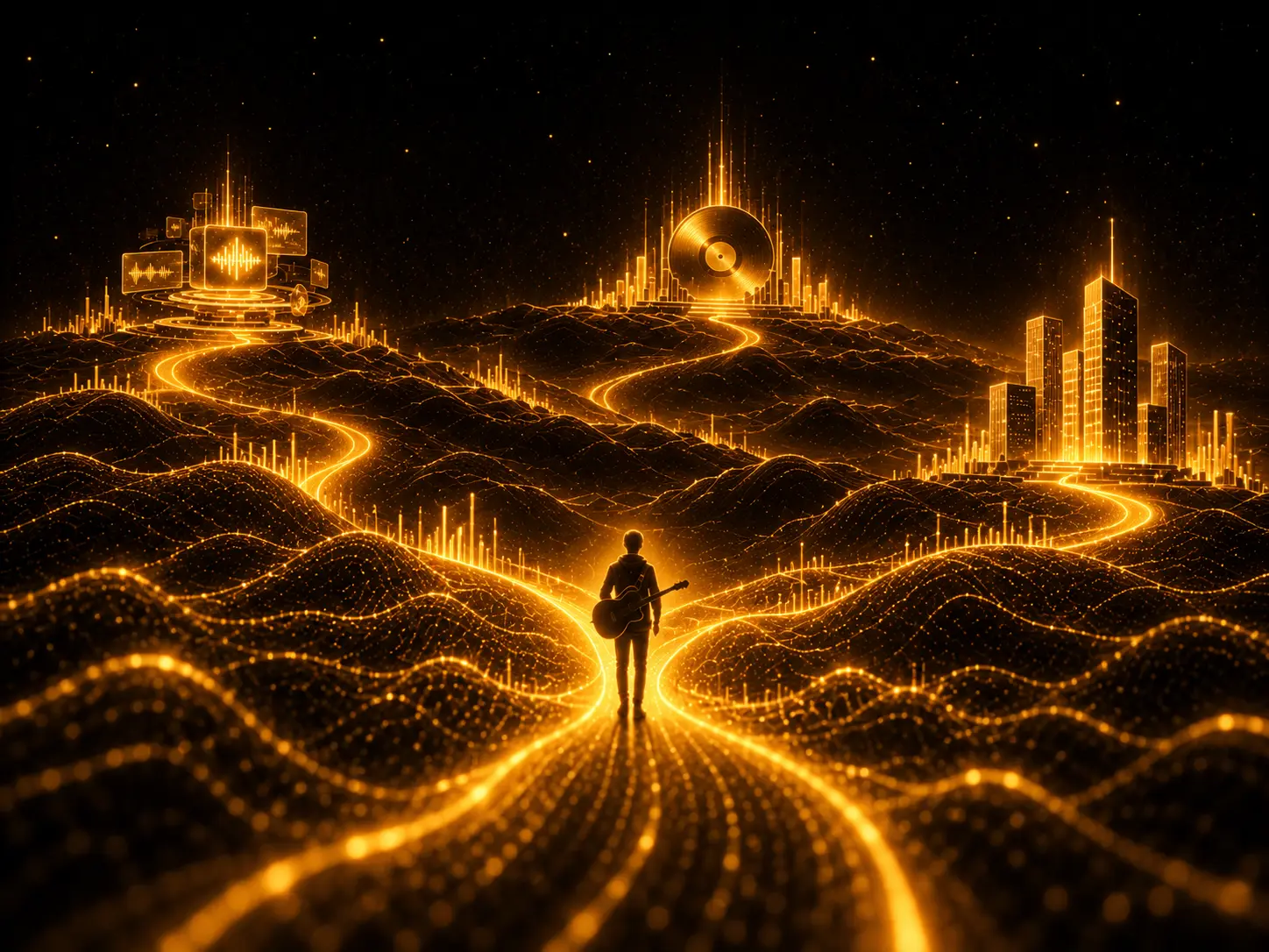 AI Makes Music Easier to Produce. Building a Career Is Another Problem. cover image